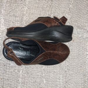 Flyflot Brown leather shoes 37